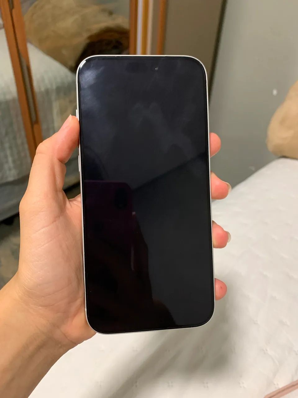 iPhone 17 pro max 512G - Branco Prata 