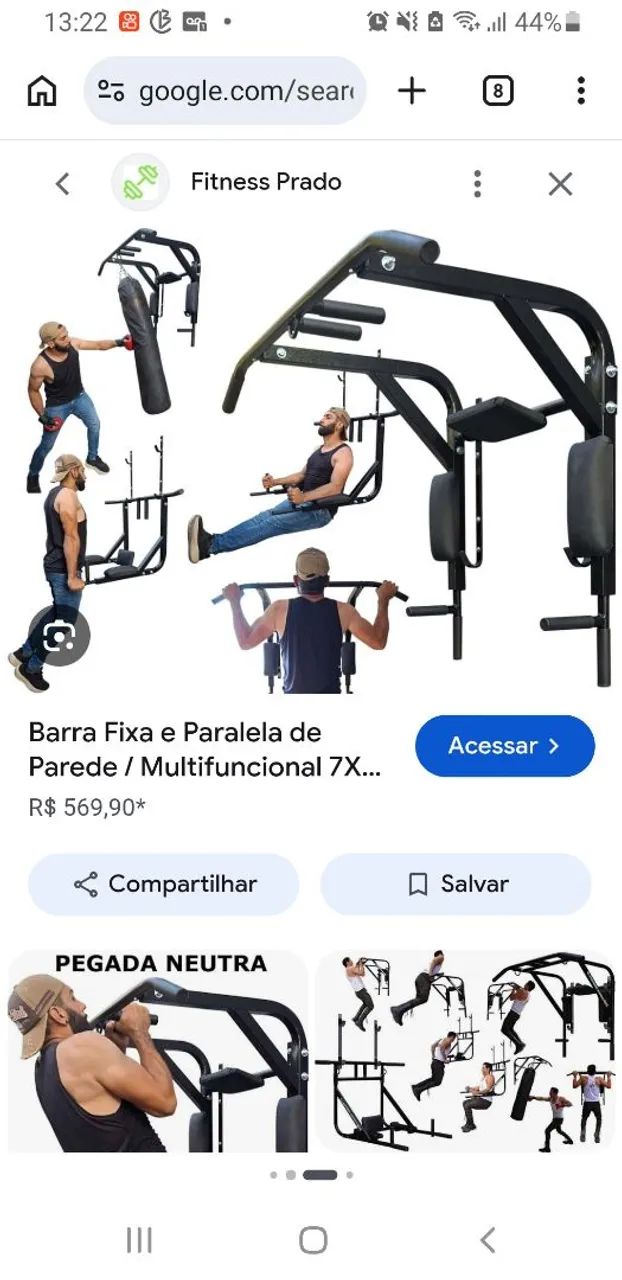 Barra fixa multifuncional  - Foto 2