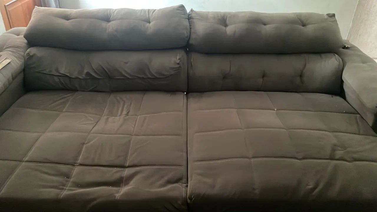 Sofá suede 2,30 - Foto 2