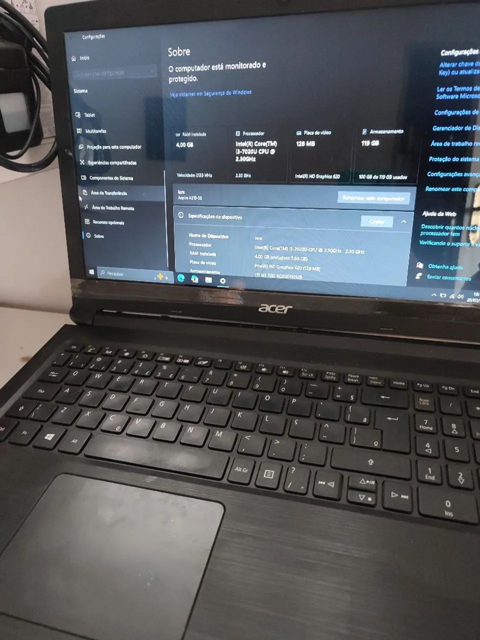 Notebook Acer Aspire A315-53