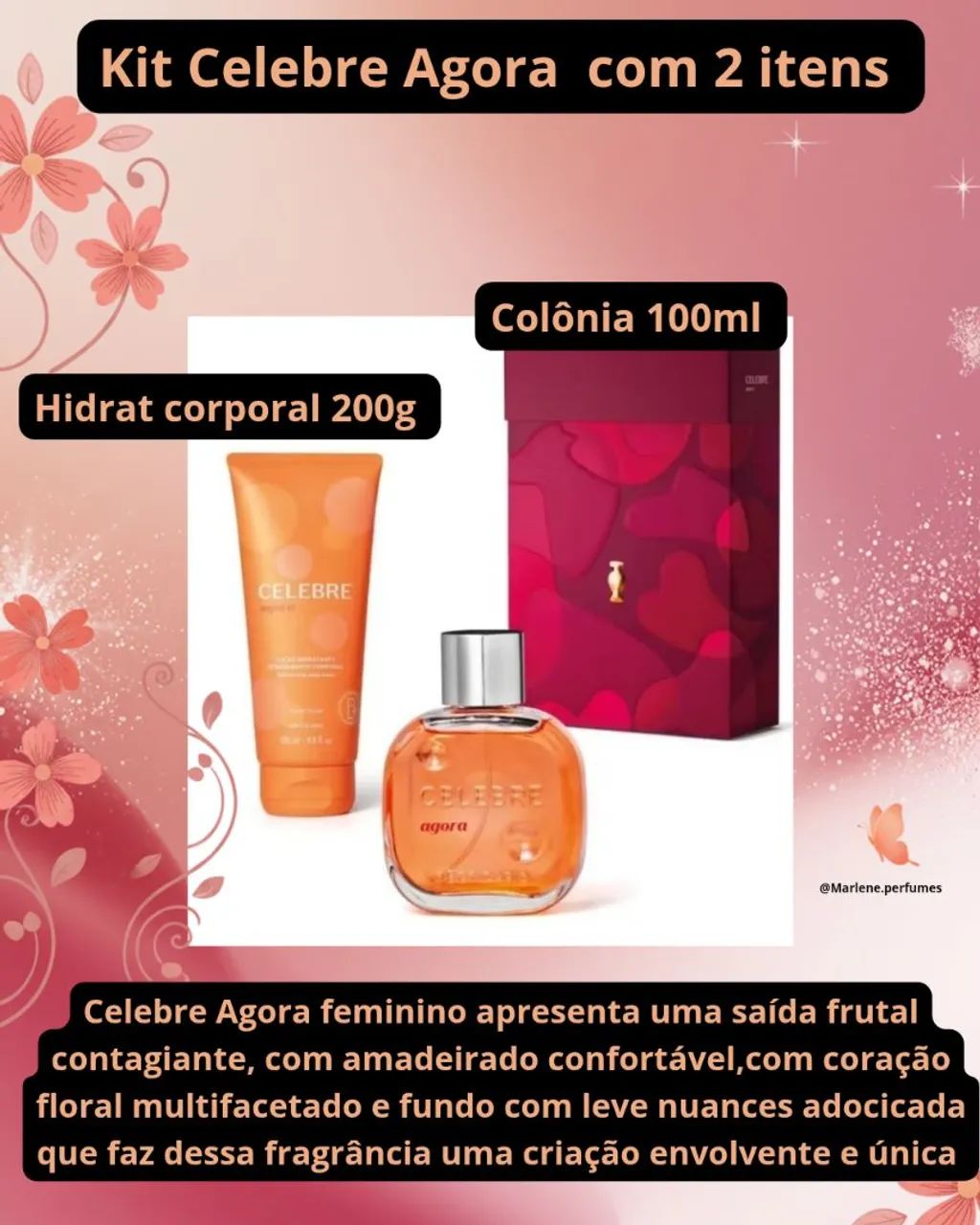 Kit Celebre Agora-O Boticário feminino com w itens 