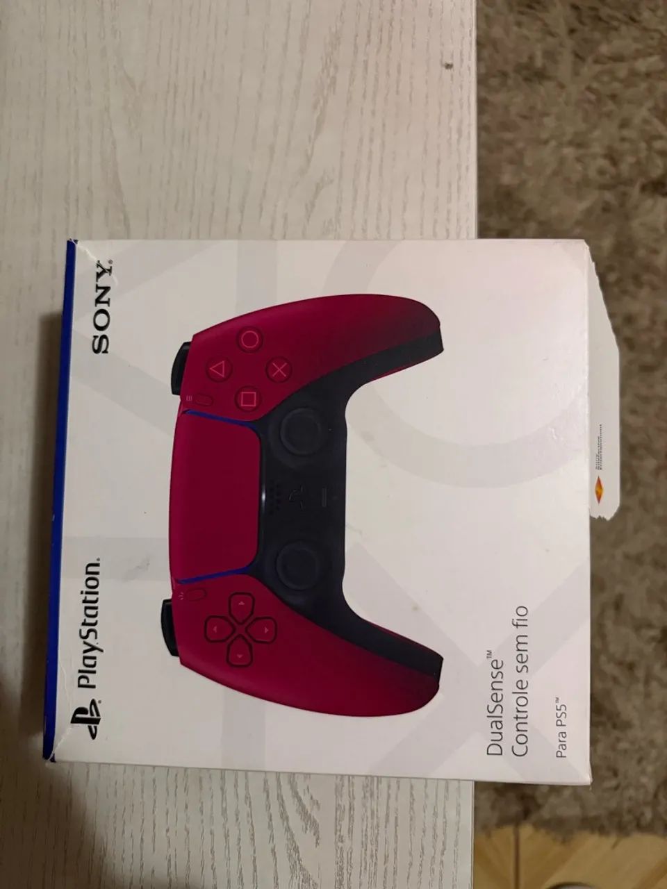 Controle para PS5 vermelho