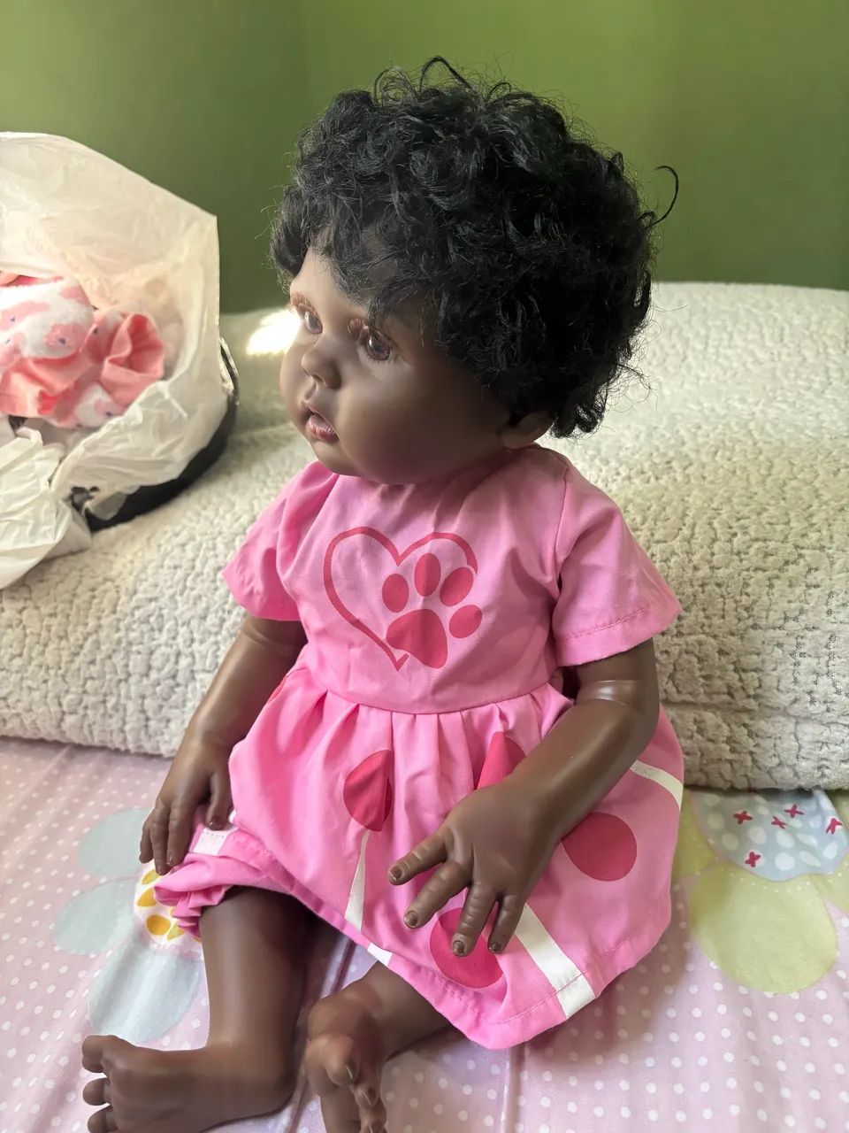 Boneca Bebê Reborn (silicone) - Foto 4