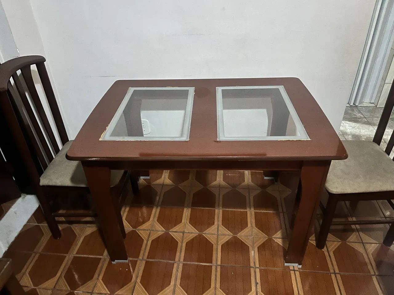Mesa Jantar + 3 cadeiras Desapego - Foto 4