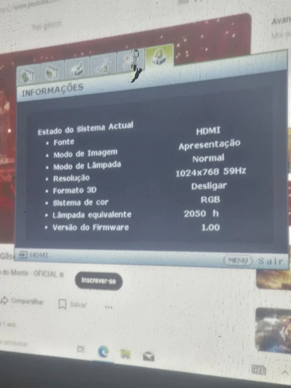 Projetor IMPECÁVEL!!!! - Foto 4