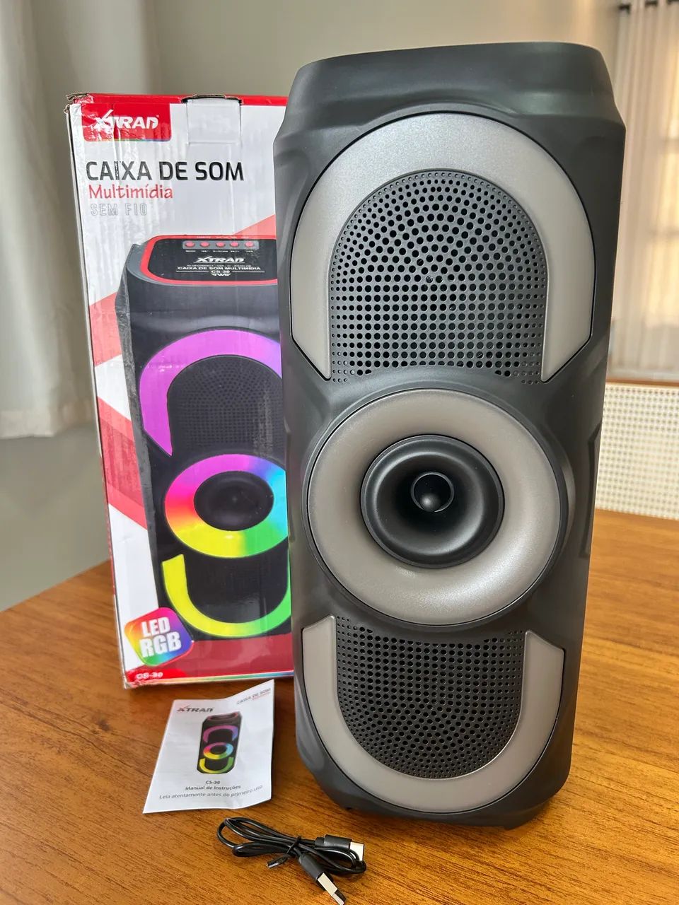 Caixa de Som Bluetooth Xtrad NOVA !!