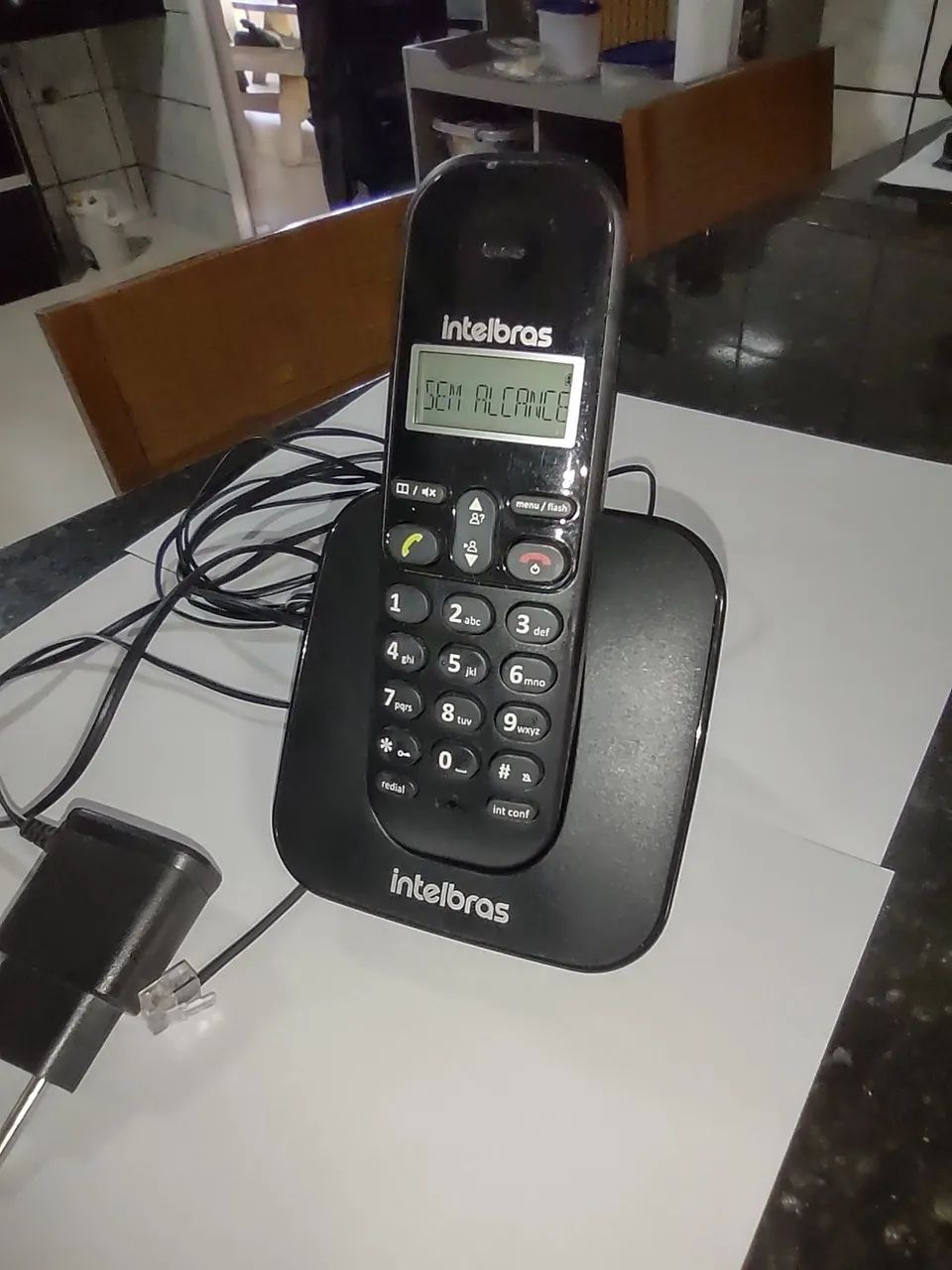 Telefone sem fio Intelbras tecnologia digital DECT 6.0. 