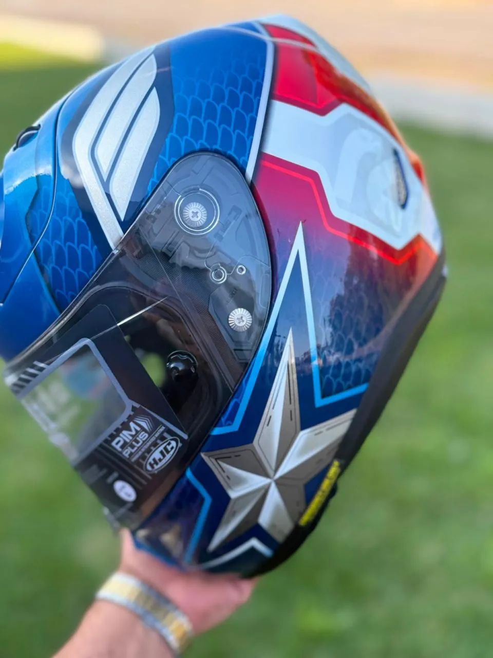 Capacete Capitão América  - Foto 5