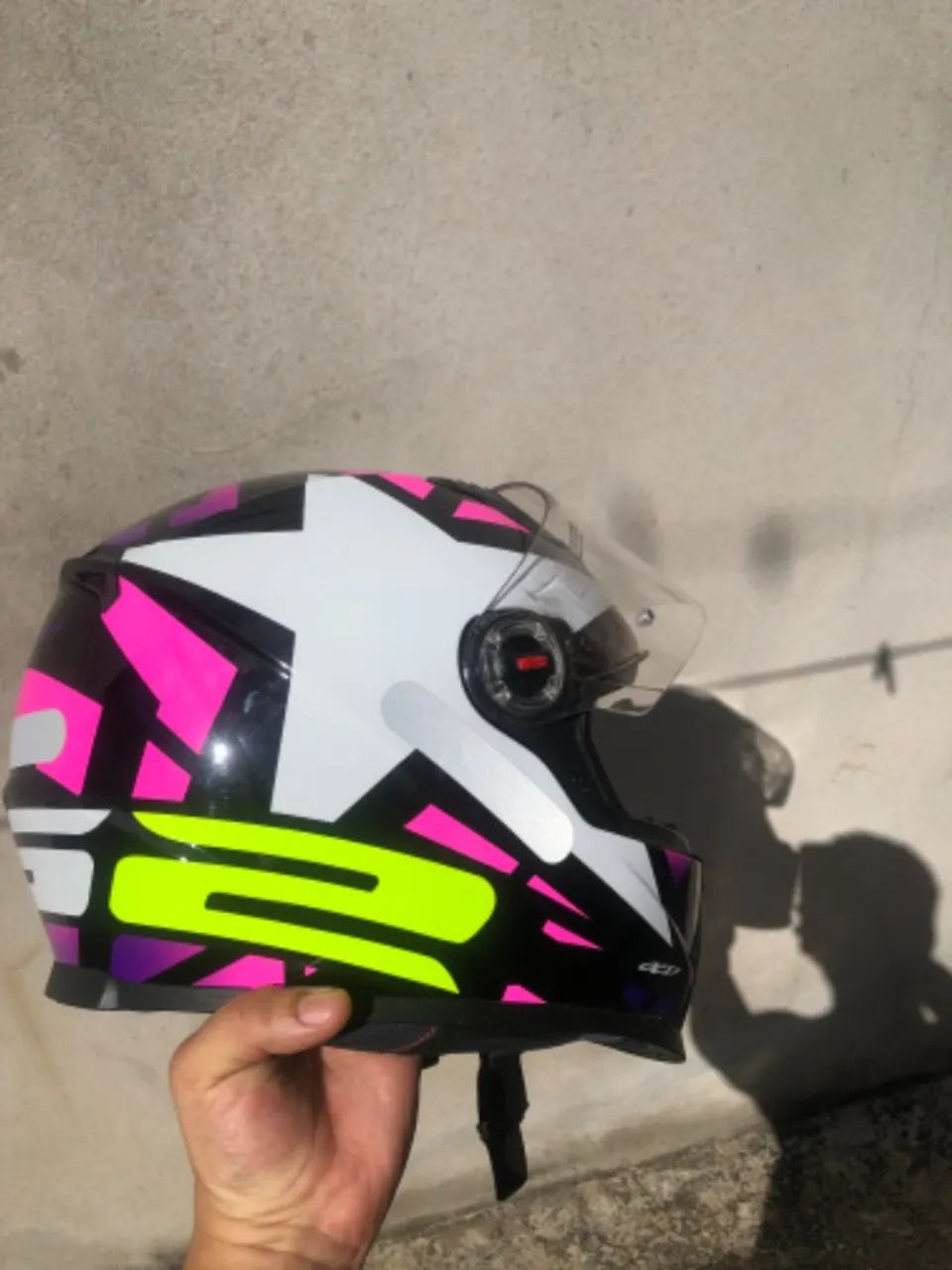 CAPACETE LS2 STARWAR ROSA - Foto 5