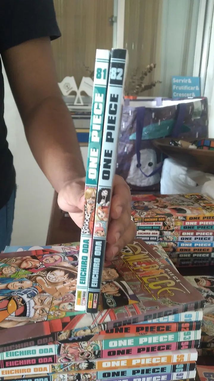 One Piece Conjunto de Mangás em Perfeito Estado - Foto 5