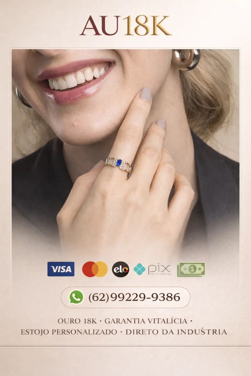 Anel formatura em Ouro 18k