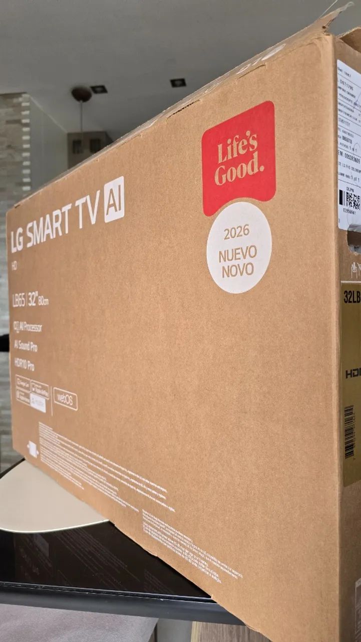 LG SMART TV AI 32" (NOVA, COMPRADA ESSA SEMANA) - Foto 5