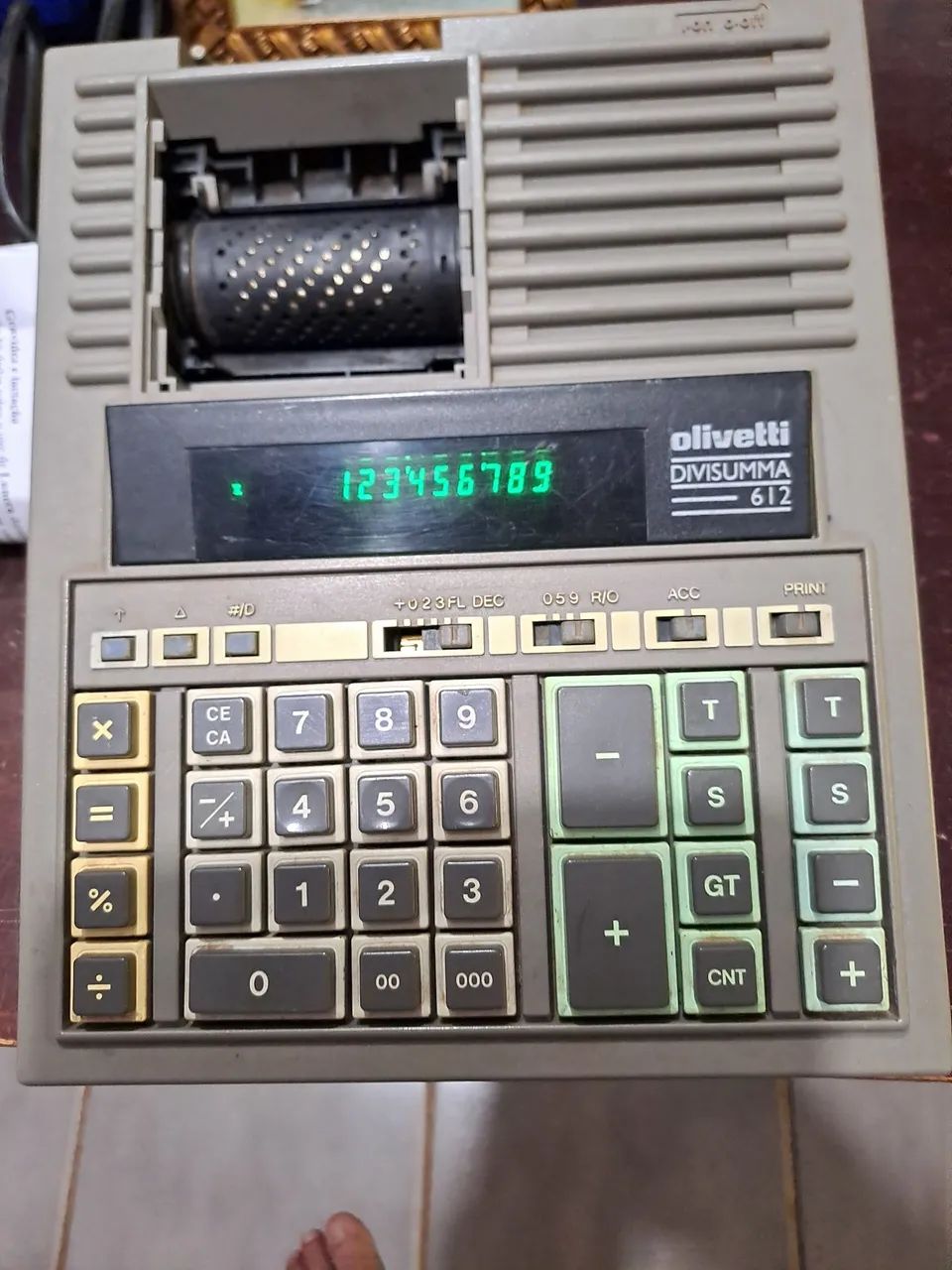 Calculadora Olivetti antiga - Foto 2