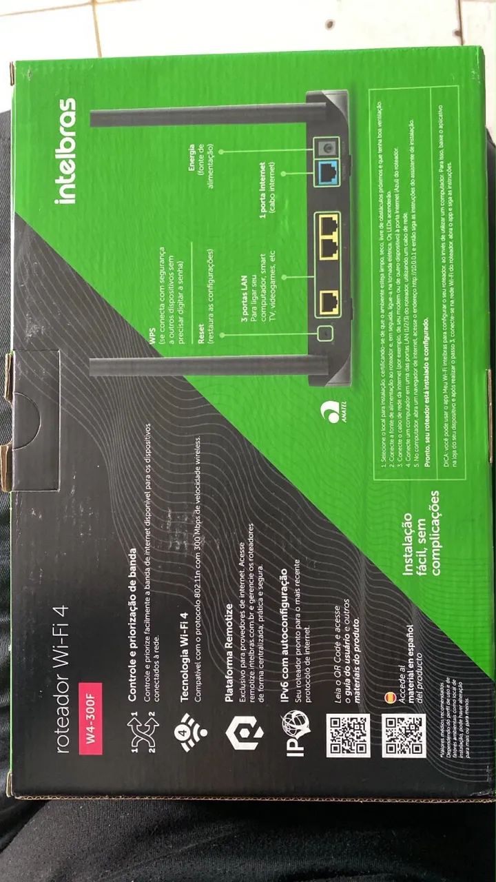 Vendo Roteador de Wi-fi intelbras