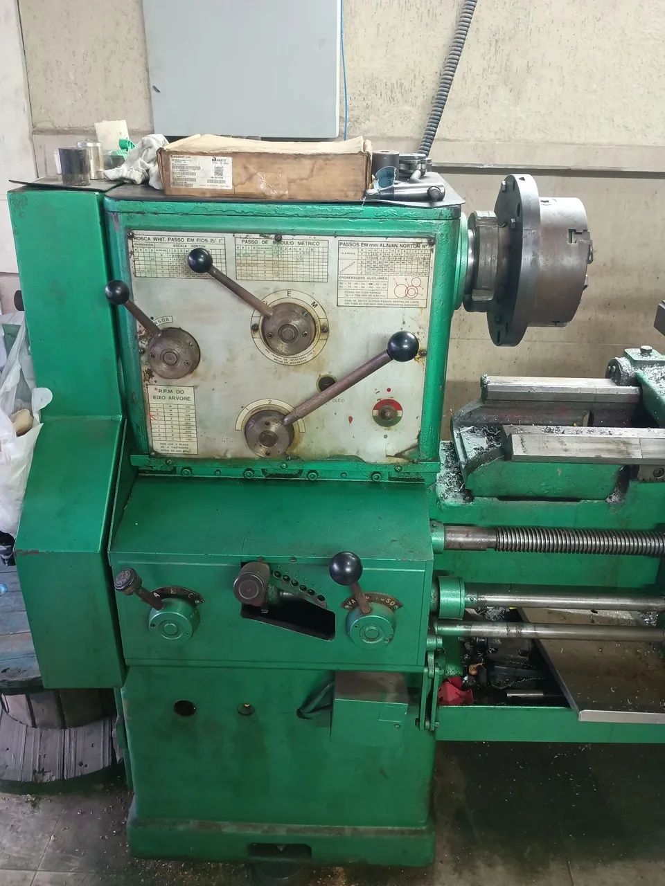 Torno mecânico de 1.5 MT de barramento 