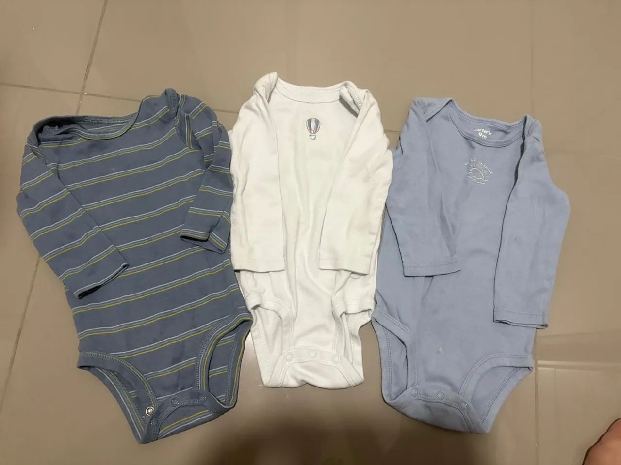 Conjunto 3 bodies carters 9M