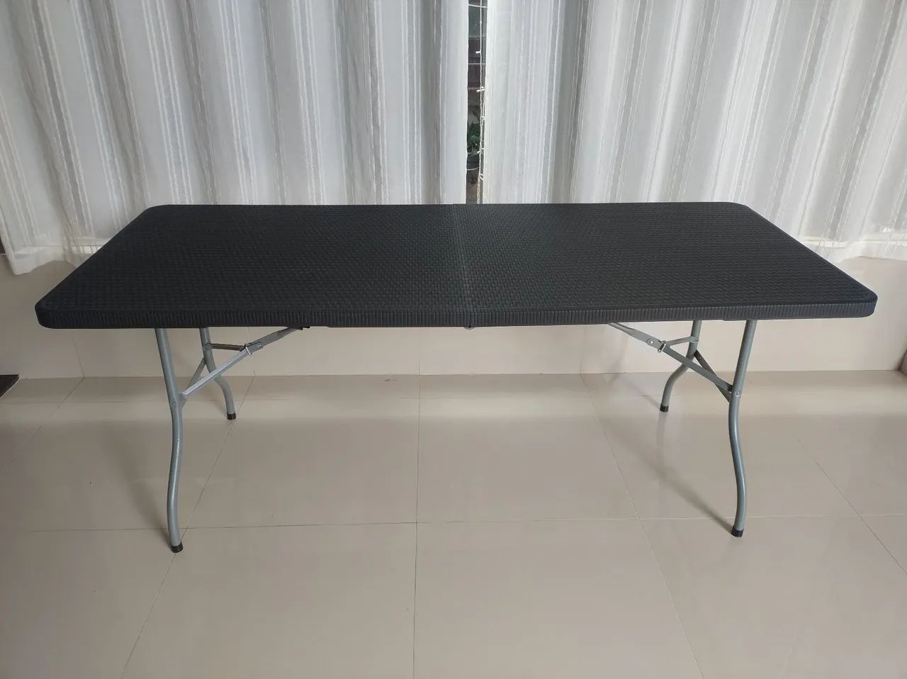 Mesa dobrável reforçada 1,80m - Foto 2