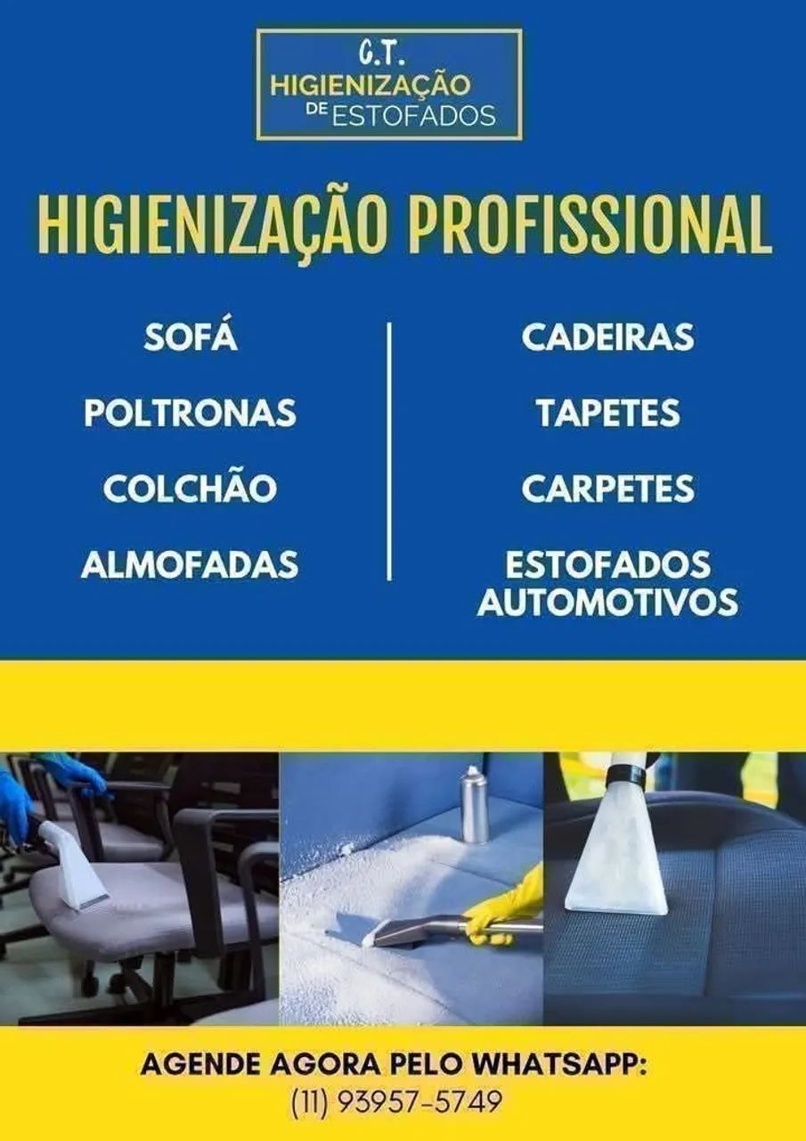 Limpeza de estofado