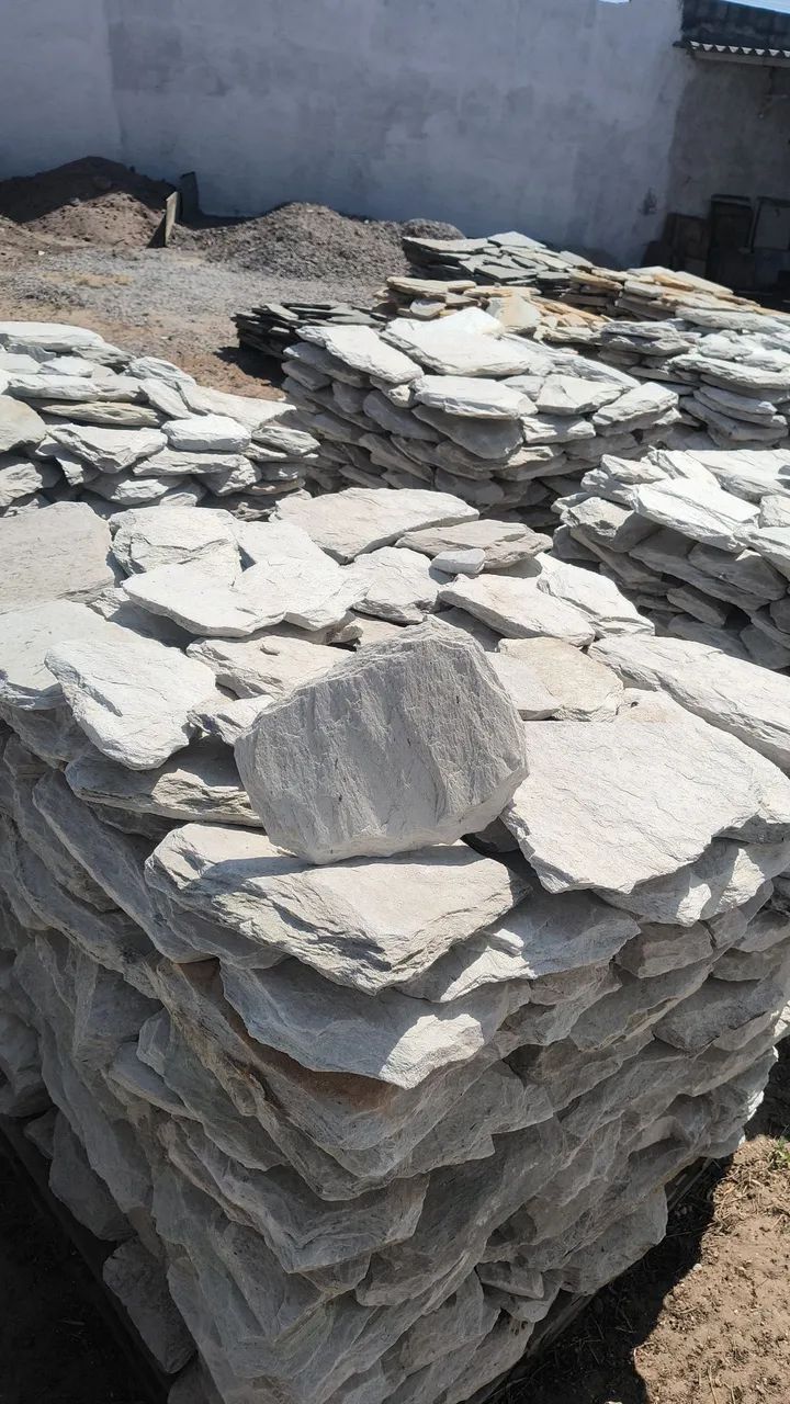 Pedra Quartzito Branco Almofada