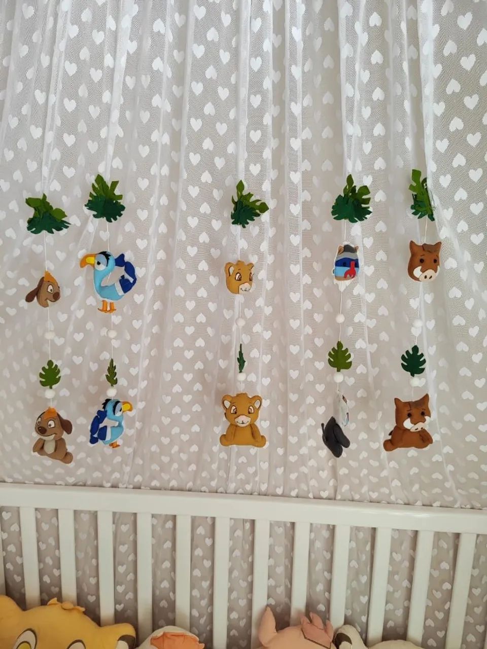 Kit berço e decoração Rei Leão  - Foto 5