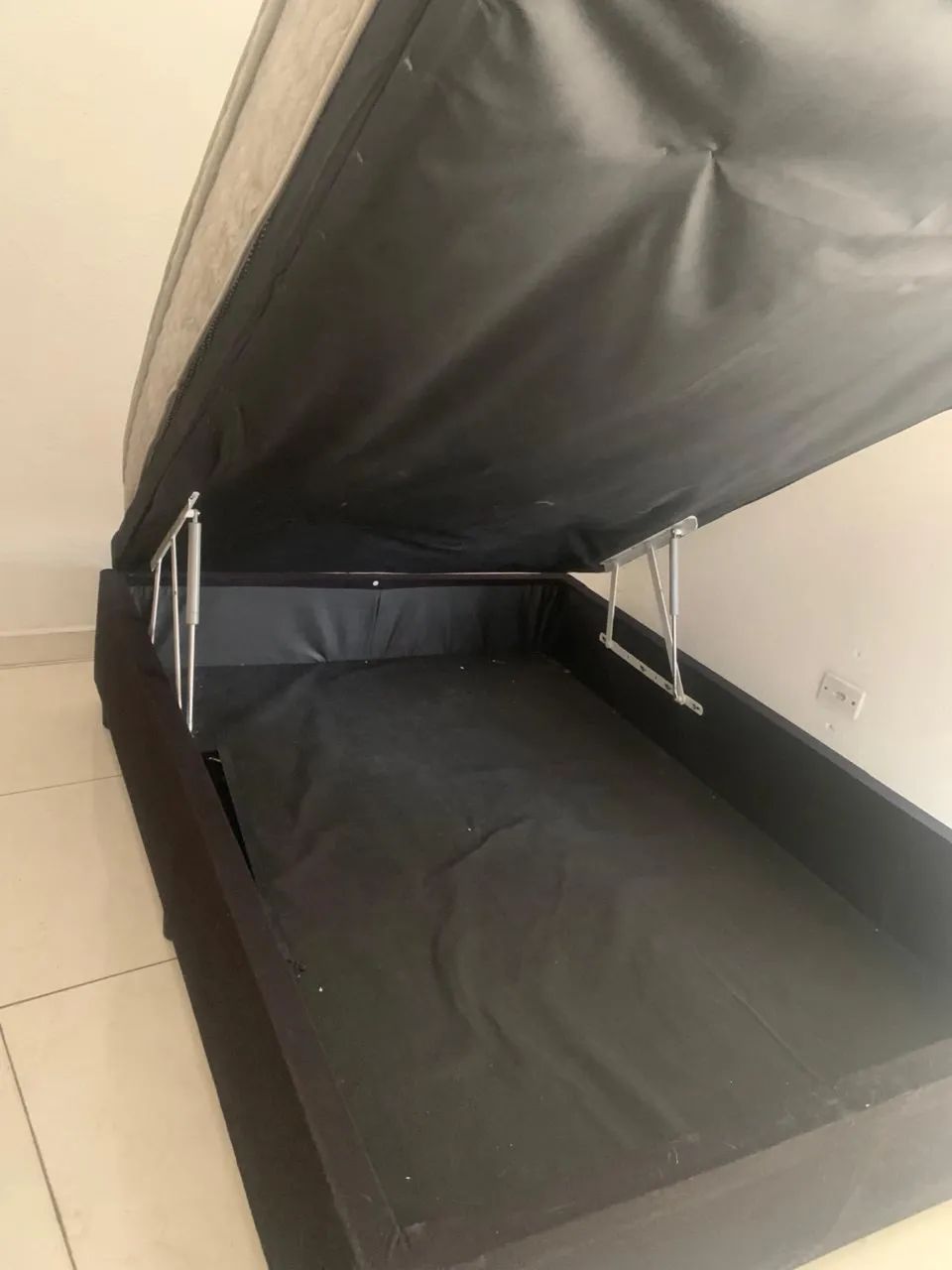 Kit cama box baú com colchão casal  - Foto 2