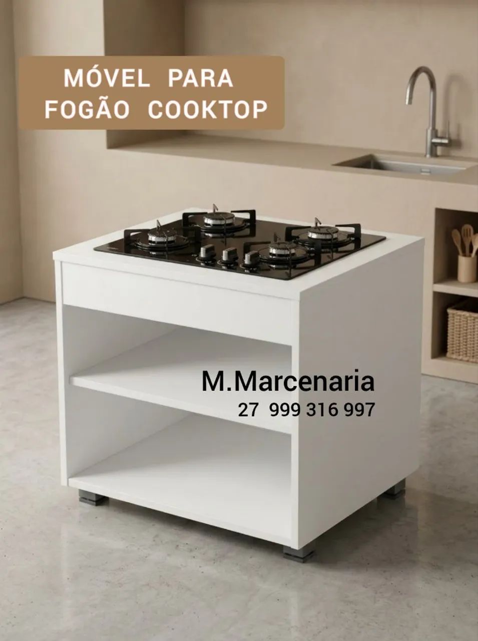 ARMÁRIO PARA COOKTOP