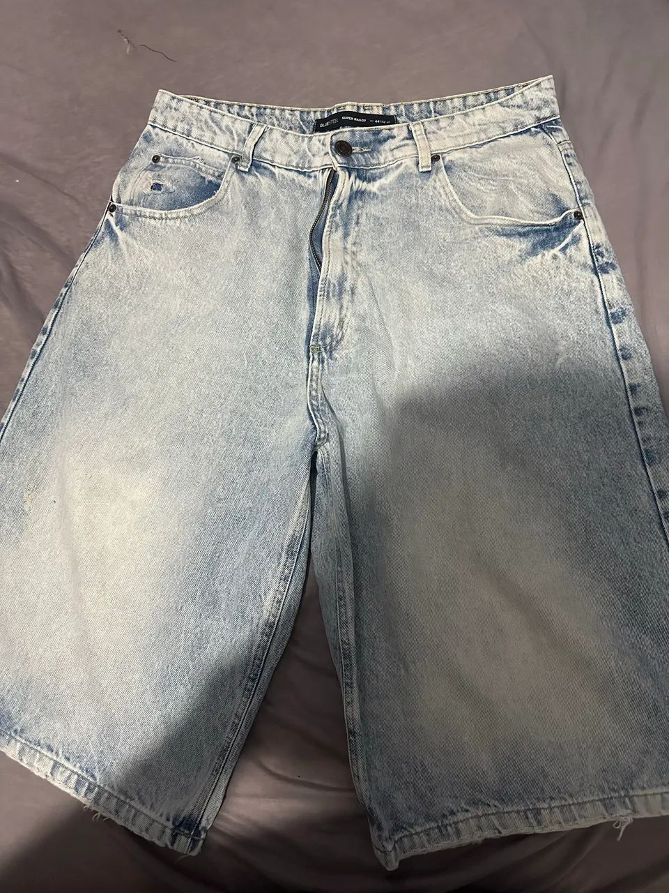 Jorts baggy bluesteel