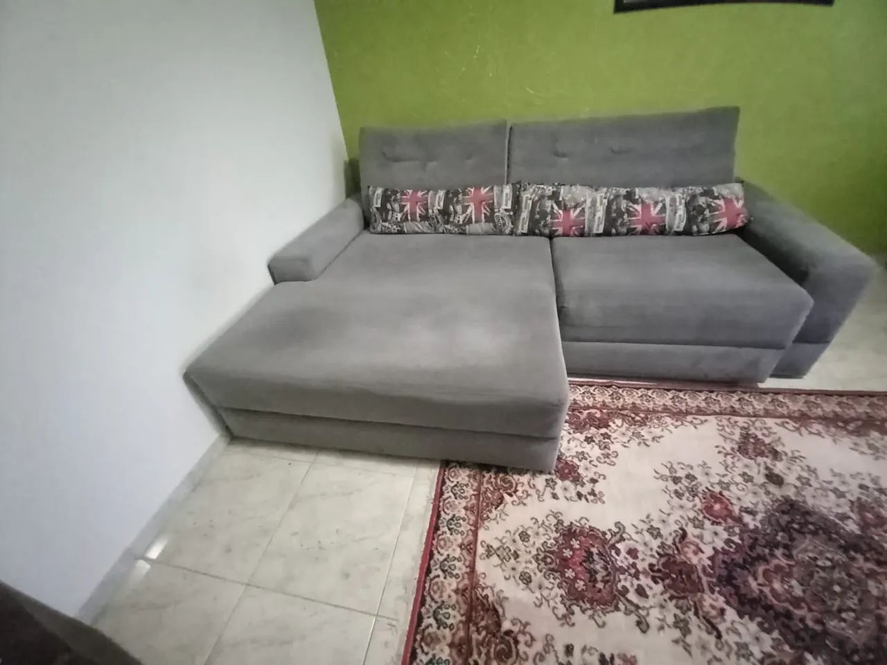 Sofá Retrátil com Chaise Attraktiva - Foto 2