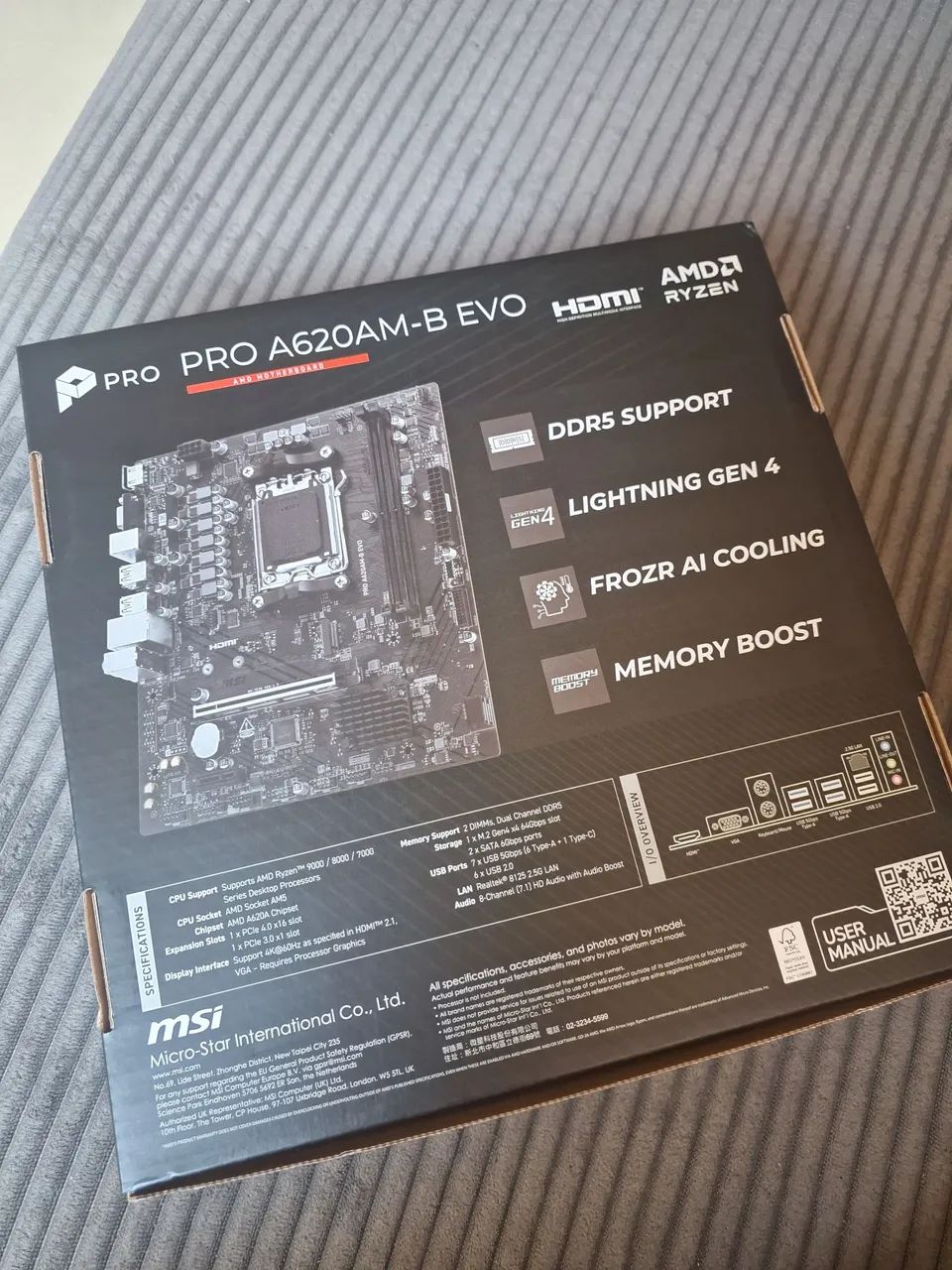 Placa Mãe MSI PRO A620AM-B EVO AM5 - Foto 4