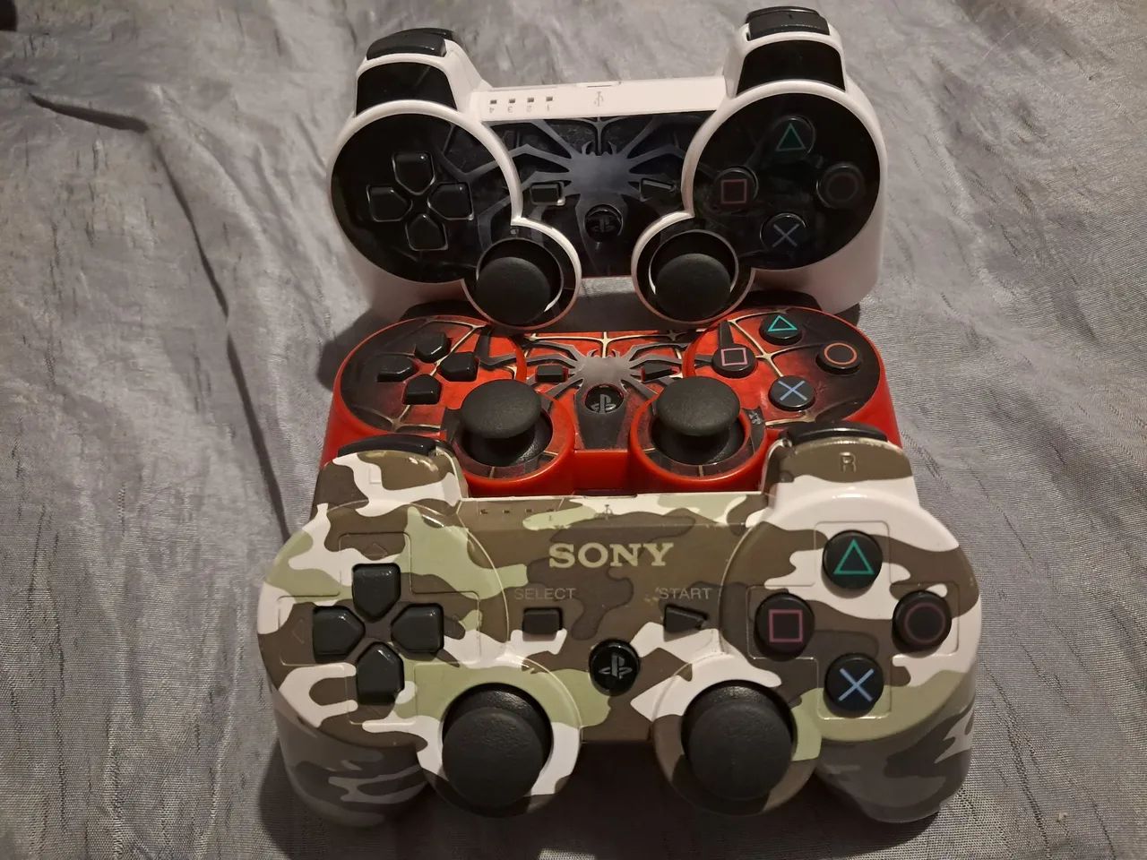 03 Controles/Joystick para PS3 - Foto 3