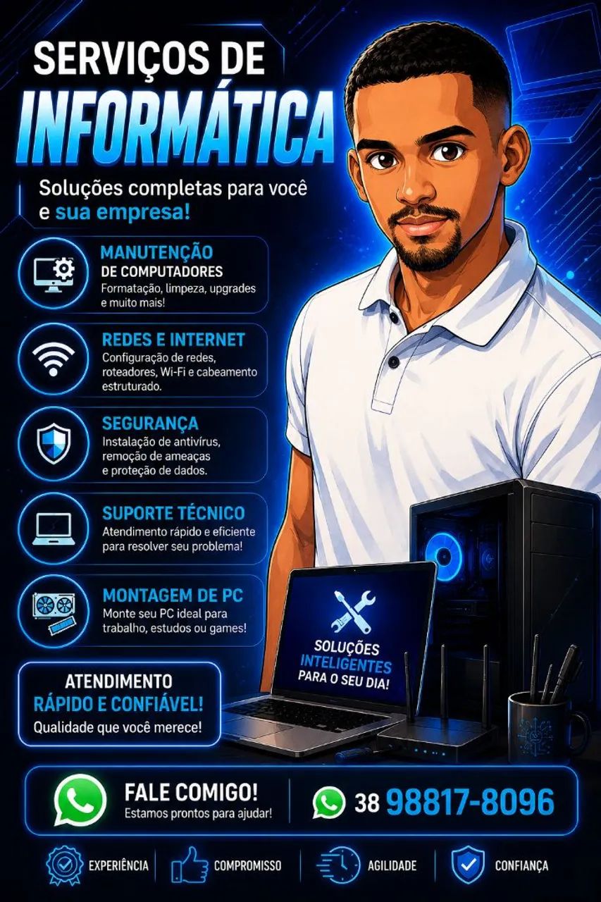 Computador, Notebook, Roteador, Câmera Wifi, Celular - Foto 2