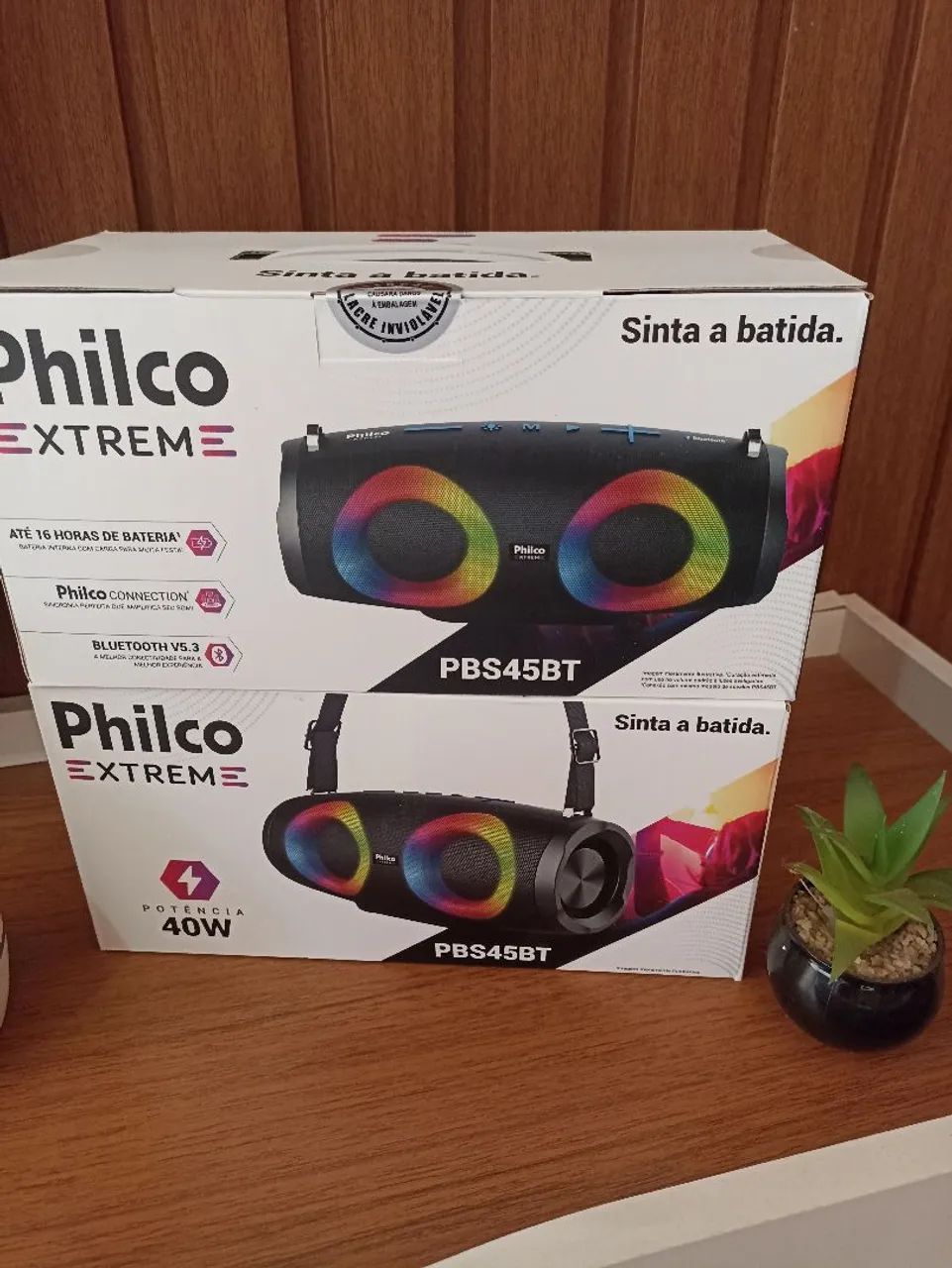 Caixa de original Som Speaker Philco Extreme 40W PBS45BT - Foto 2