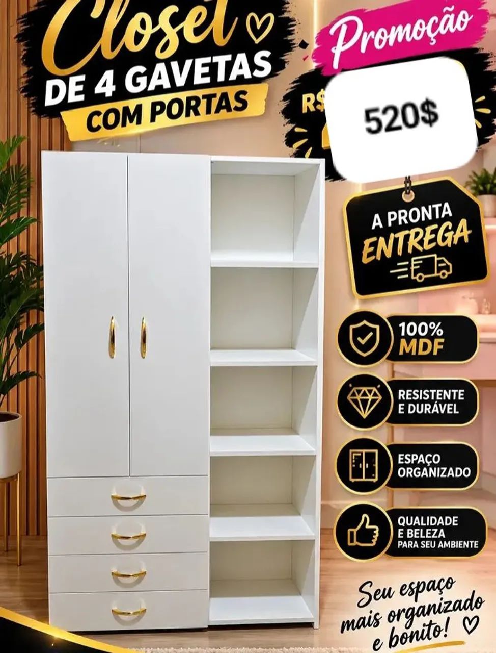 Closet com Porta 