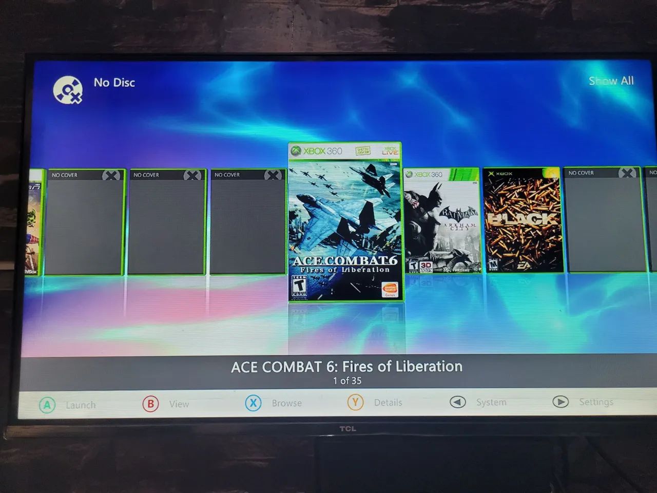 Xbox 360 com 33 jogos