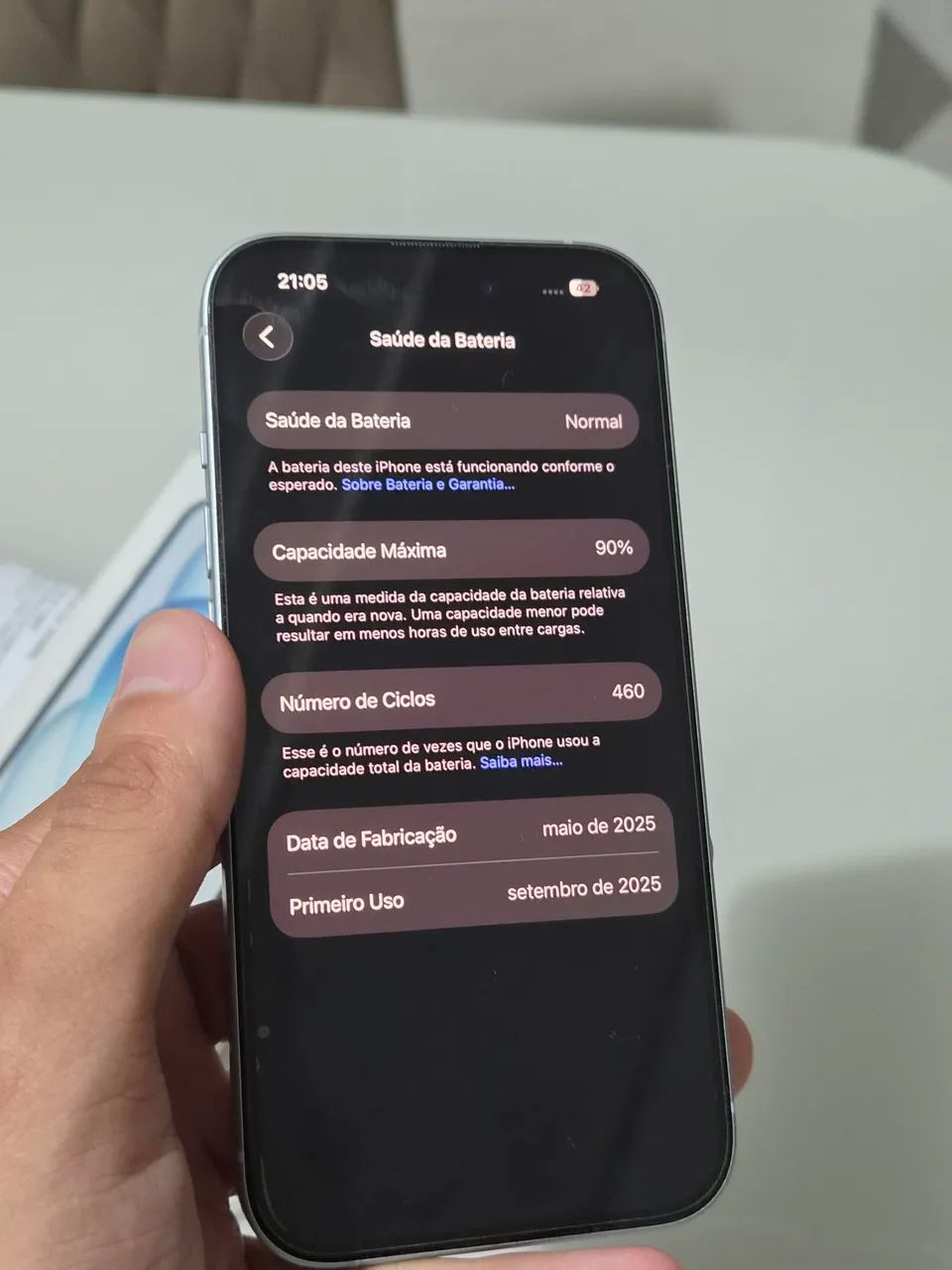 IPhone 15 128gb completo com nota e caixa  - Foto 5