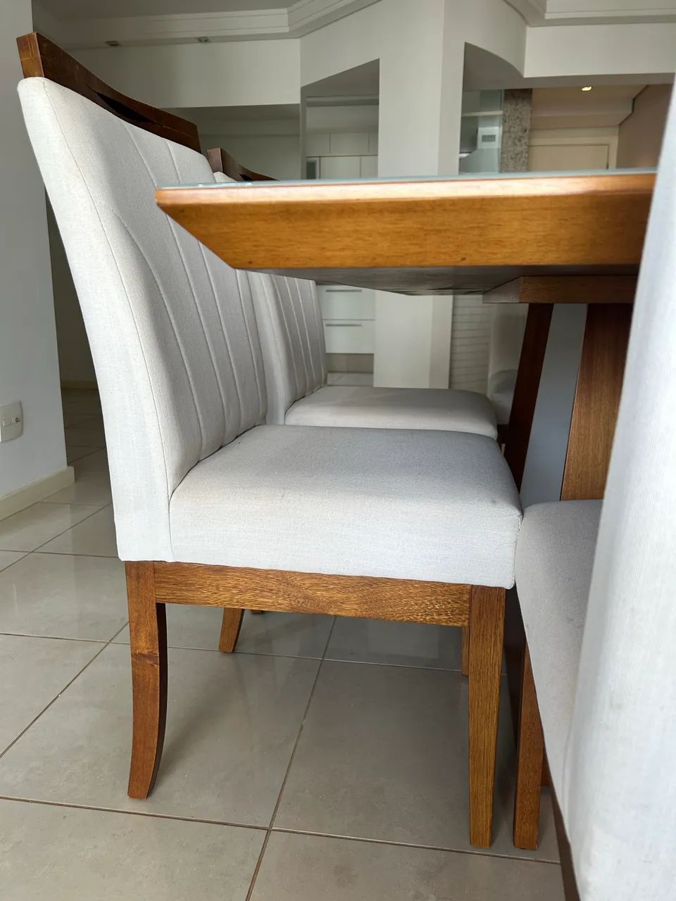 Jogo de mesa de jantar