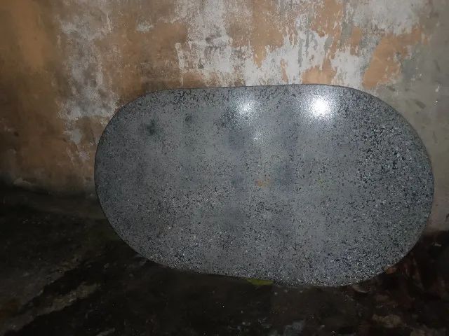 Tampo de mesa Granito Oval PRA SAIR LOGO - Foto 3
