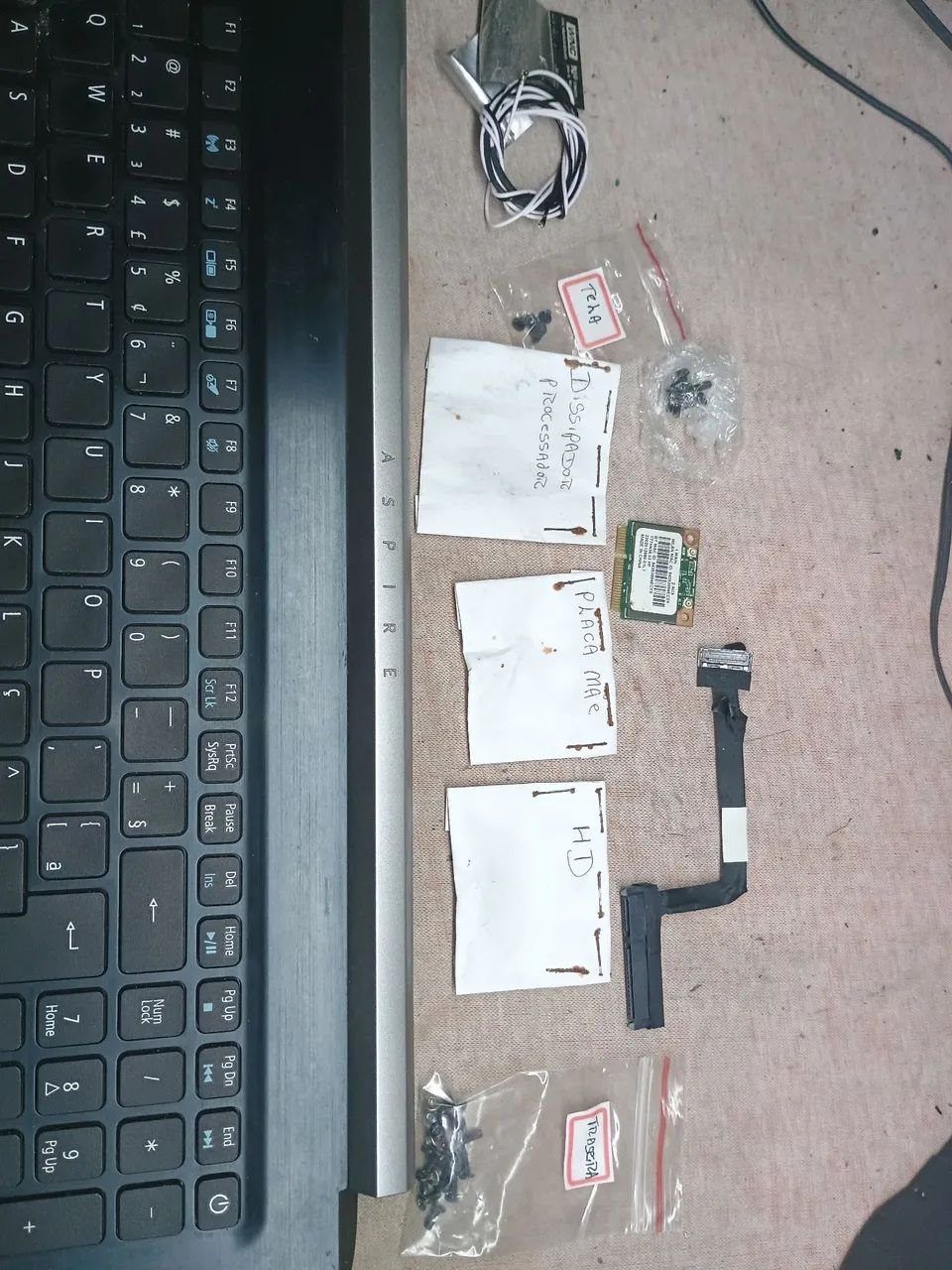 Notebook ACER A515-51-52-UX *PEÇAS* a partir de $50,00 *informe a peça que precisa!! - Foto 4