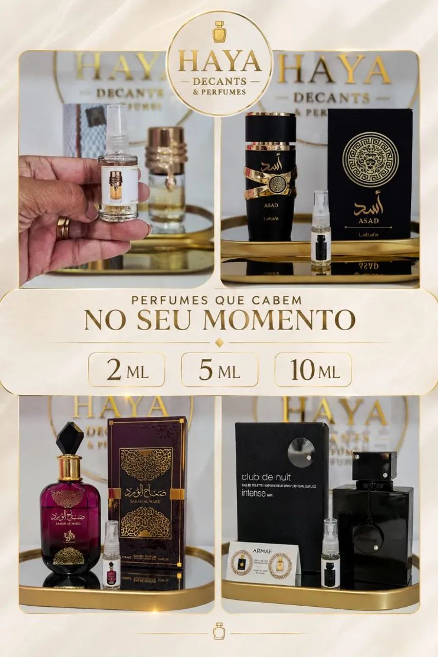 Decants perfumes árabes