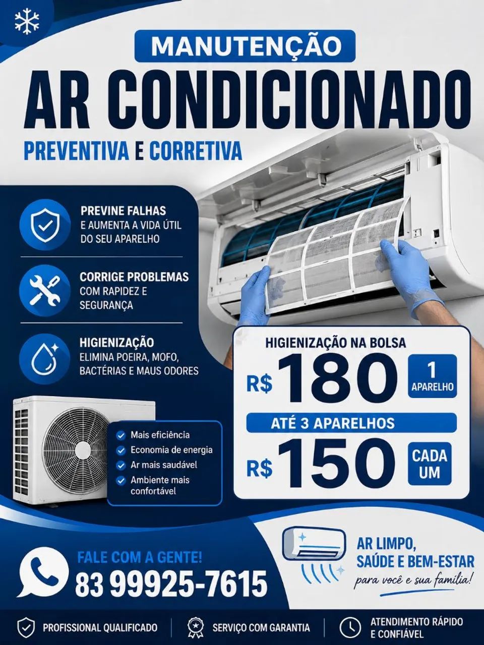 Reparo, manutenção preventiva e correntiva 