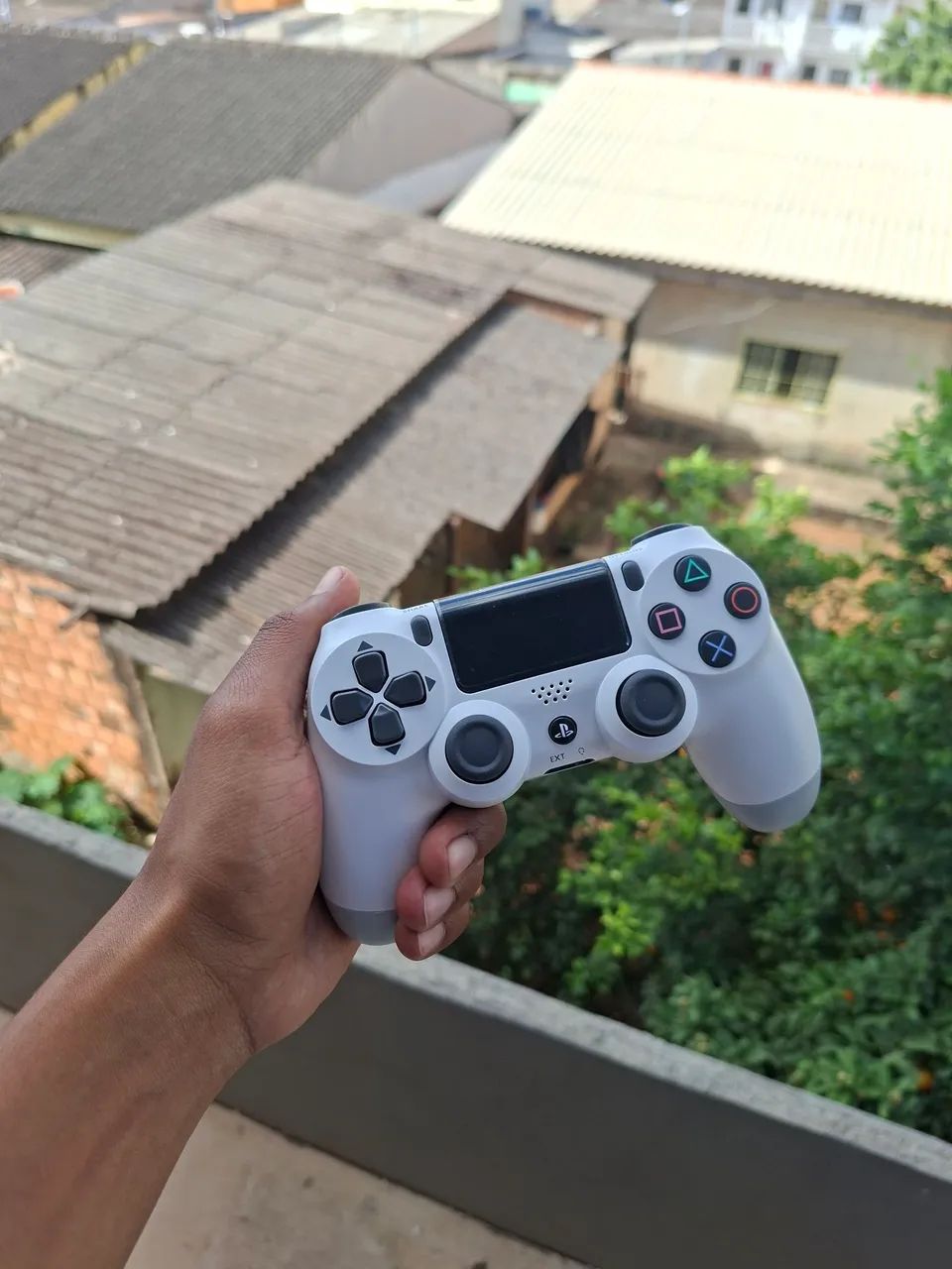 Controle de ps4 branco (Bluetooth) - Foto 4