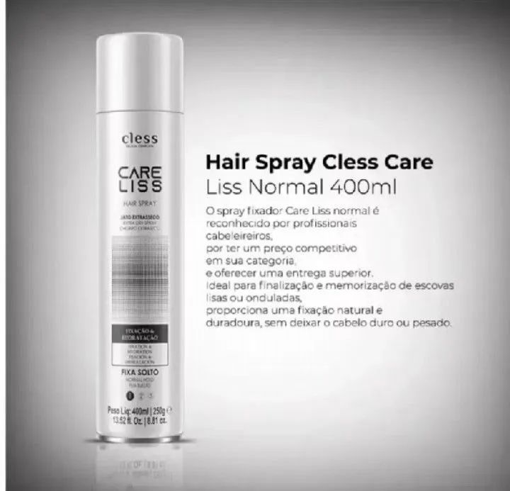 Fixador de cabelo Care Liss Normal 400ml - Foto 2