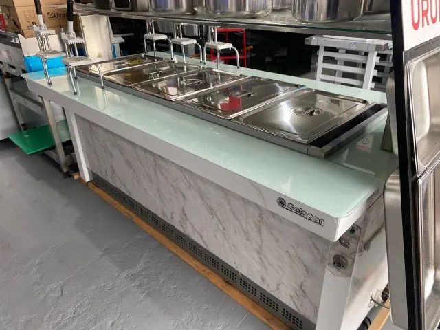 buffet quente Gelopar 10 cubas de 1/2x100mm 