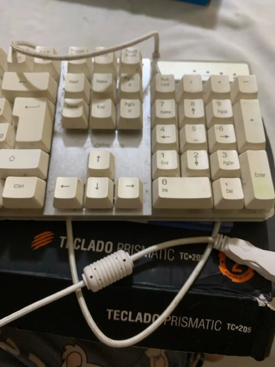 Teclado oex game semi mecânico branco  - Foto 4