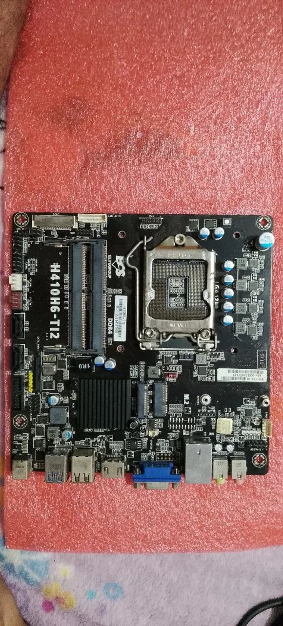 Placa mãe nova, nunca usava 