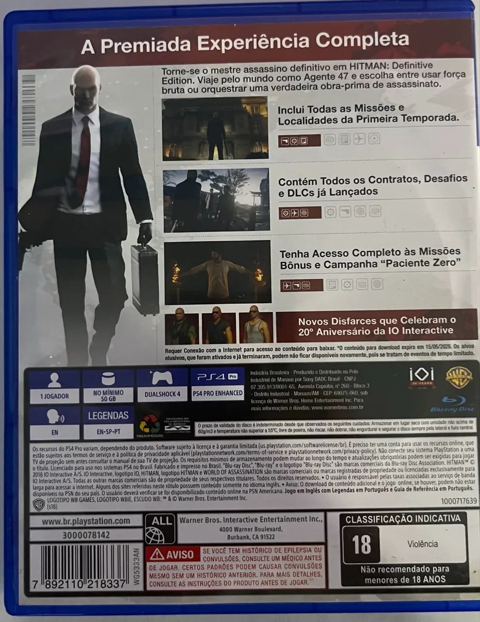JOGO HITMAN DEFINITIVE EDITION - PS4 - Foto 3