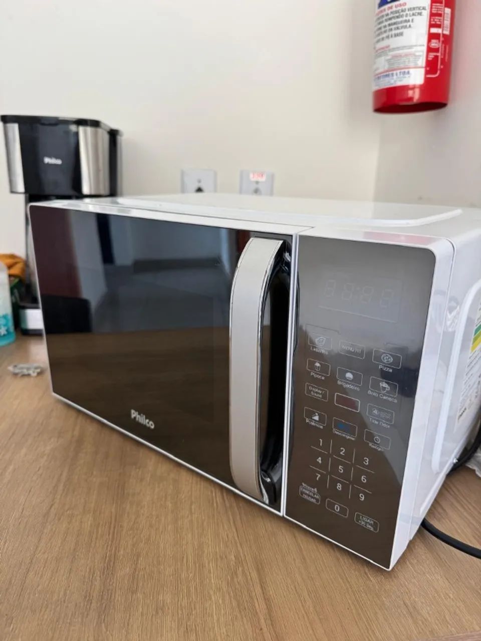 MICROONDAS PHILCO INOX 10 LITROS 