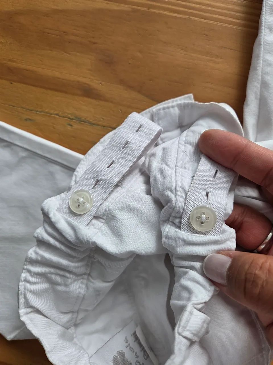 Conjunto Batizado Calça e Camisa 3-6m - Foto 4