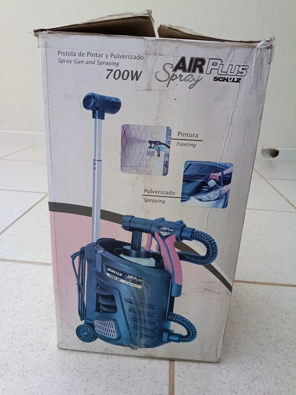 Pistola de pintar e pulverizadora Schulz 700w - Foto 4