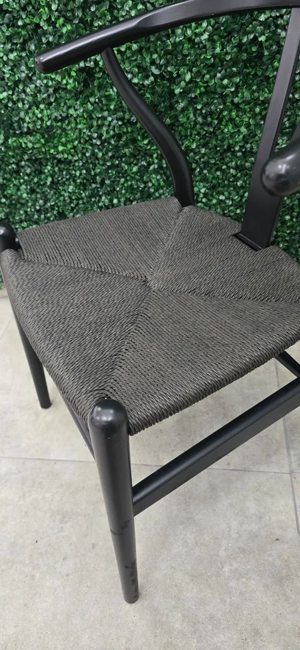 CADEIRA WISHBONE  PRETA TOKSTOK - Foto 4